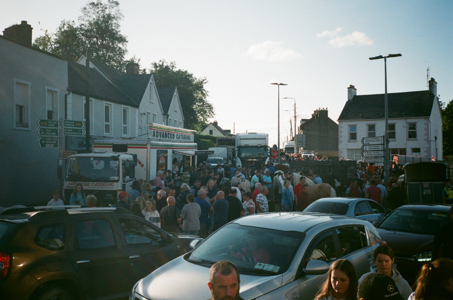 The crowd on fair day