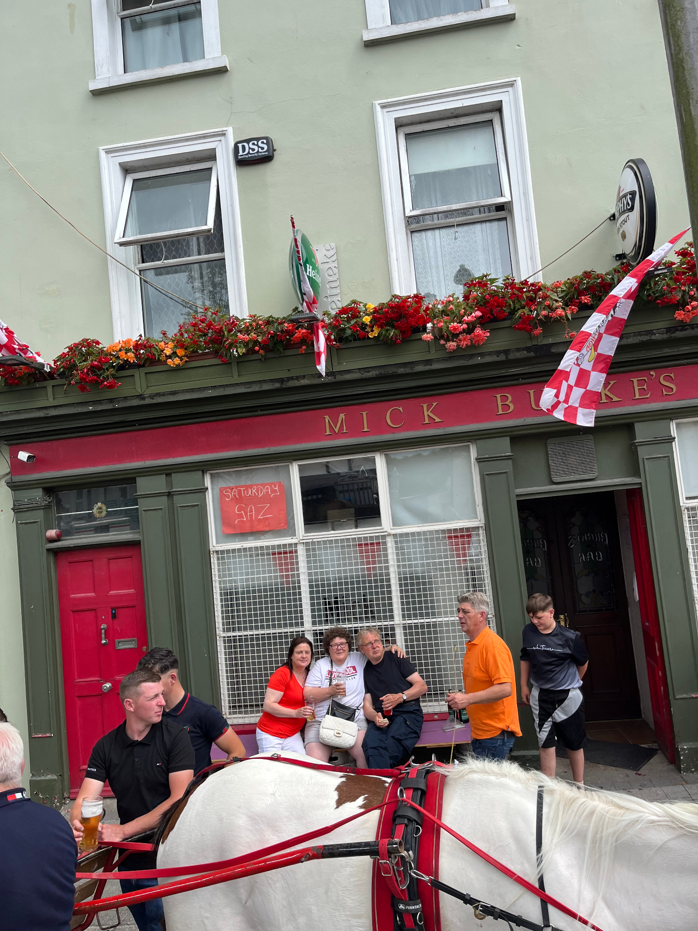 A break outside Burke's
